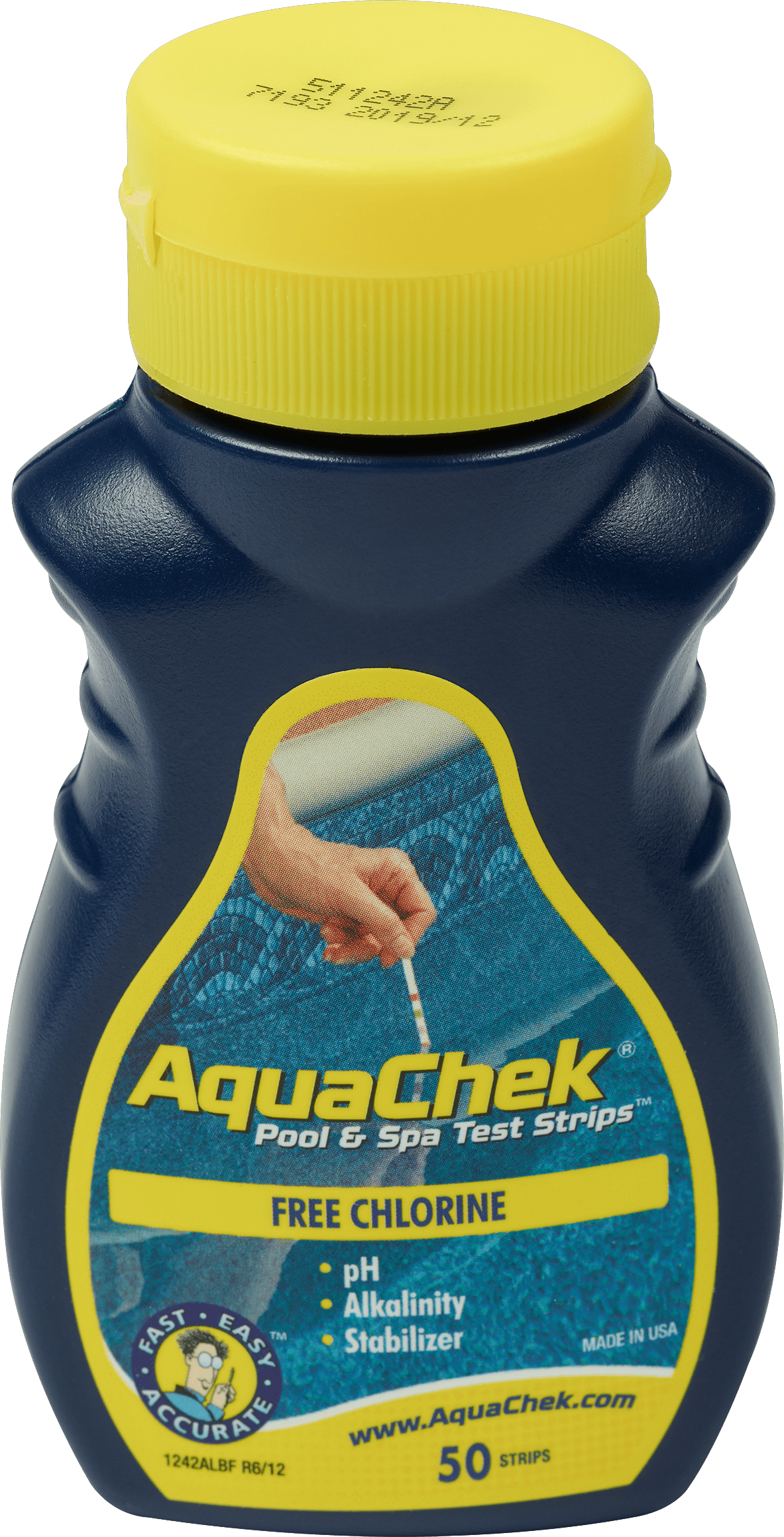 Aquachek 4 In 1 Test Strips-Yellow - LINERS